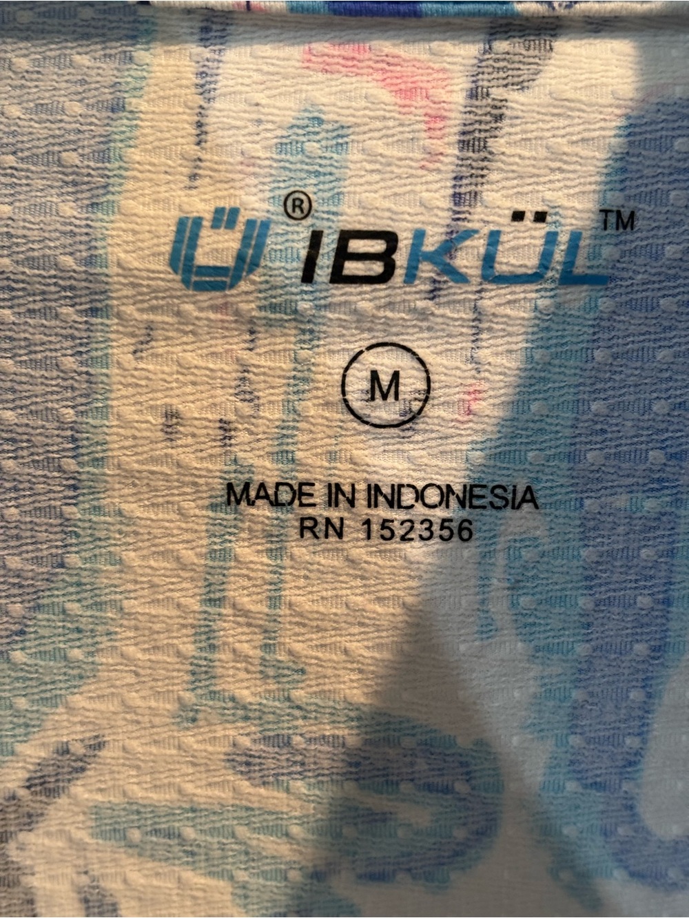 IBKUL Blue & White Dog Print Quarter Zip-Front Pullover M - Picture 7 of 13